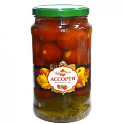 Ассорти Золотая Осень (огур+томат) 1,5л