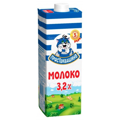 Молоко Простоквашино 3,2% 0,95л 