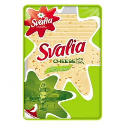 Сыр нарезка Сваля 45% 200гр