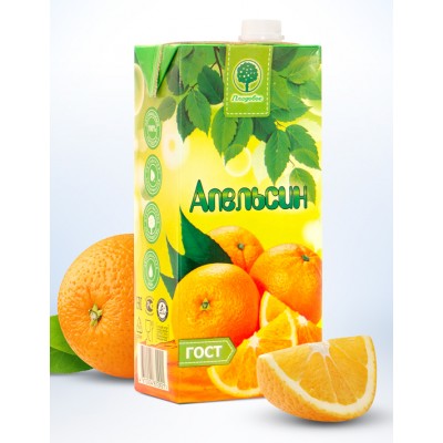 Сок Плодовые апельсиновый 1л