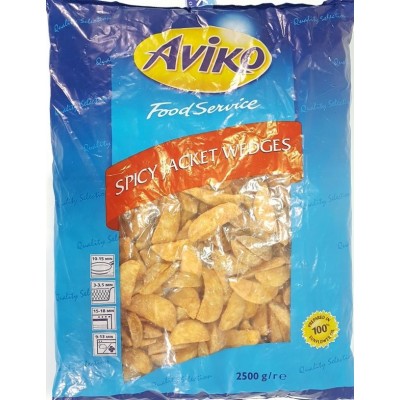 Картофельные дольки в кожуре со специями 2,5 кг 1/4 Авико+