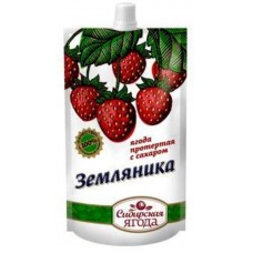 Протертая ягода с сахаром Пиканта Земляника сашет 250гр